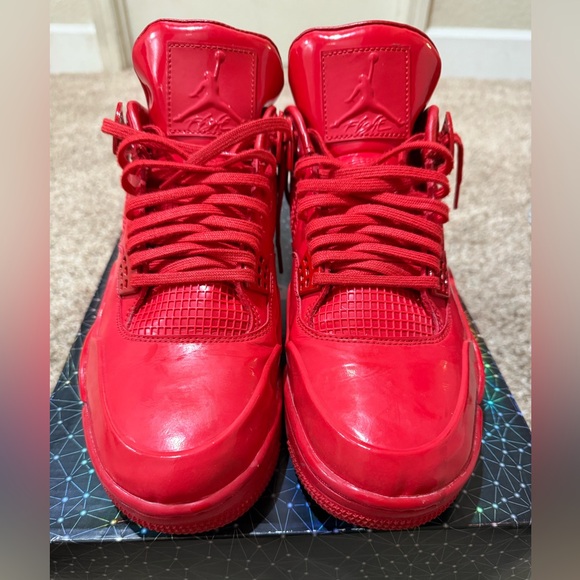 Jordan 11 Lab 4 University Red Patent Size 12